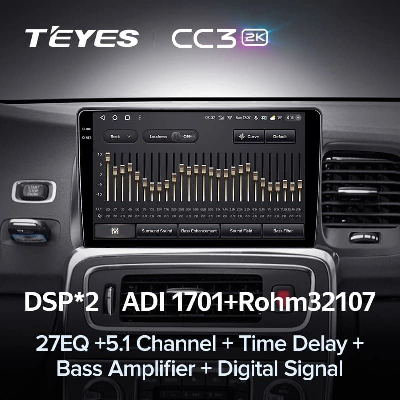 Штатная магнитола Teyes CC3 2K 4/32 Volvo S60 Y20 (2010-2018)