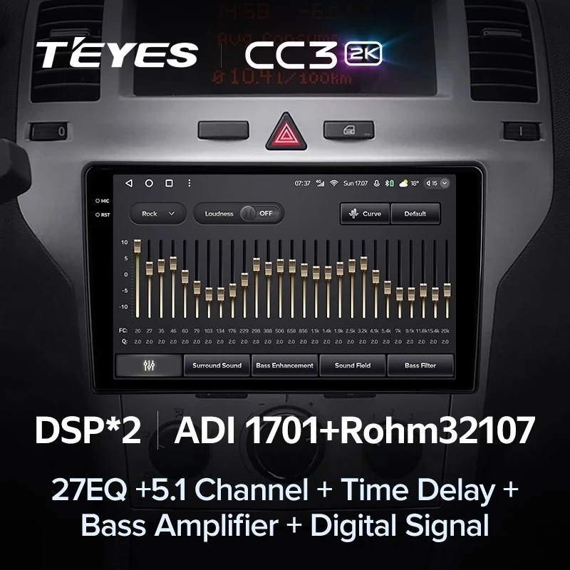 Штатная магнитола Teyes CC3 2K 4/32 Opel Astra H (2004-2014) F2