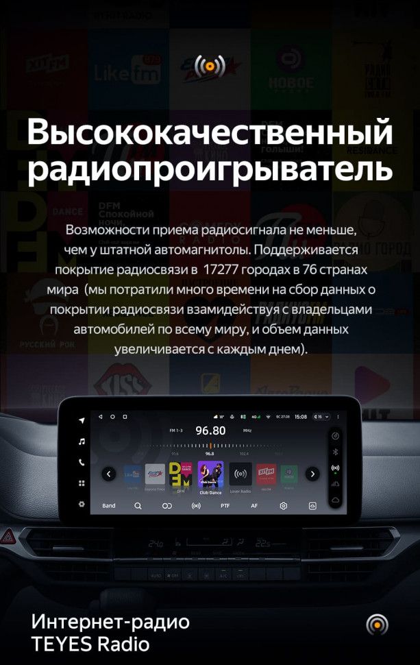 Штатная магнитола Teyes LUX ONE 6/128 Toyota Sienna 4 XL40 (2020-2023)