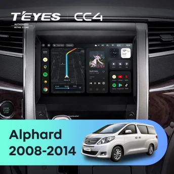 Штатная магнитола Teyes CC4 8/128 Toyota Alphard H20 (2008-2014)