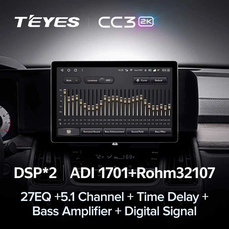 Штатная магнитола Teyes CC3 2K 4/64 Kia Sorento 4 MQ4 (2020-2024) (11")