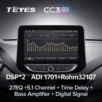 Штатная магнитола Teyes CC3 2K 360 6/128 Chevrolet Orlando 2 (2018-2023)