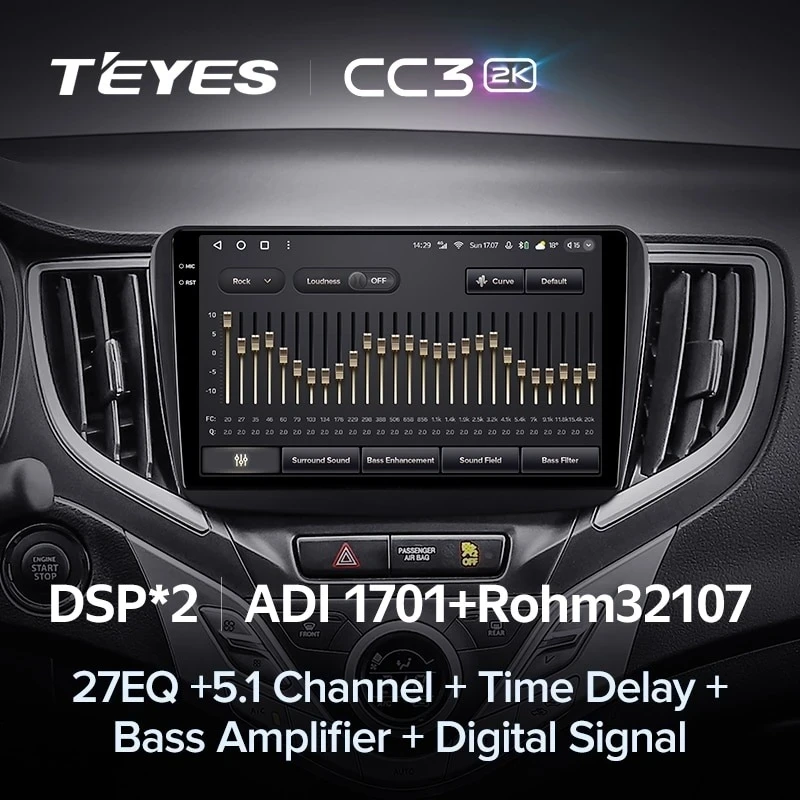 Штатная магнитола Teyes CC3 2K 6/128 Suzuki Baleno 2 (2015-2022)