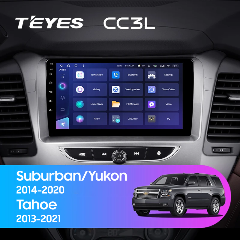 Штатная магнитола Teyes CC3L 4/32 Chevrolet Tahoe K2UC (2013-2021)