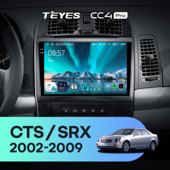 Штатная магнитола Teyes CC4 Pro 8/128 Cadillac SRX (2003-2009)