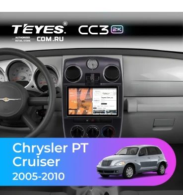Штатная магнитола Teyes CC3 2K 4/64 Chrysler PT Cruiser (2005-2010)