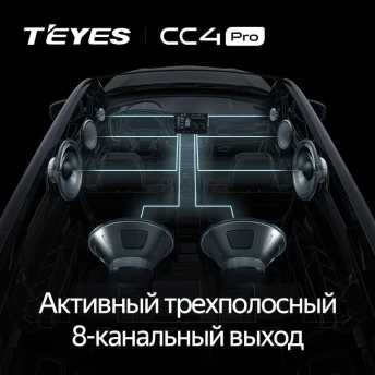 Штатная магнитола Teyes CC4 Pro 12/256 Toyota Hilux (2008-2014) F1