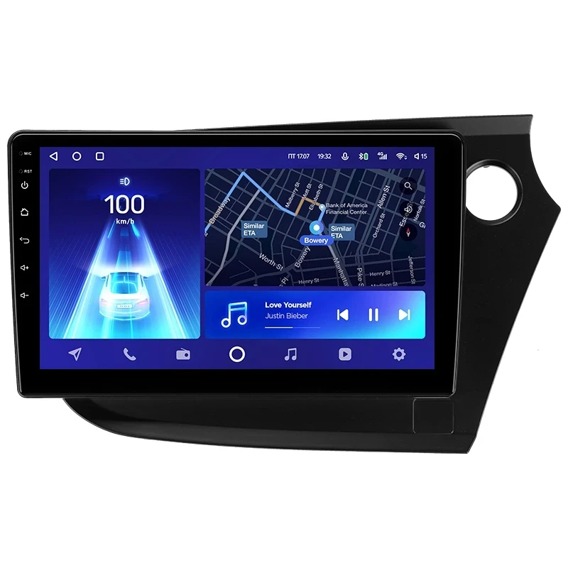 Переходная рамка Honda Insight 2 (2009-2014) Правый руль (9")