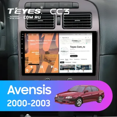Штатная магнитола Teyes CC3 4/32 Toyota Avensis 1 T220 (2000-2003)