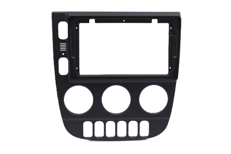 Переходная рамка Mercedes-Benz ML-Class W163 (1997-2005) (чёрная) (9")