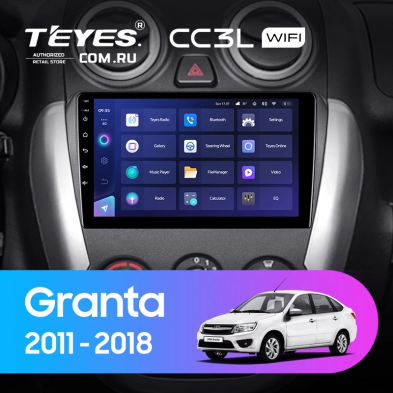 Штатная магнитола Teyes CC3L WiFi 2/32 Lada Granta Sport (2011-2018) F2