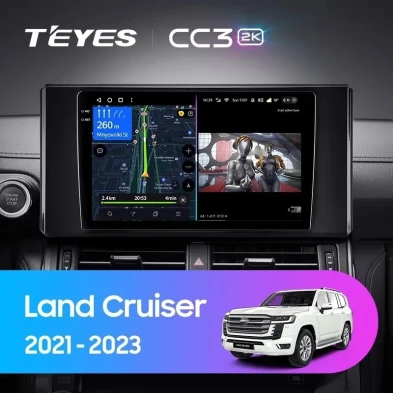 Штатная магнитола Teyes CC3 2K 4/64 Toyota Land Cruiser 300 (2021-2023)
