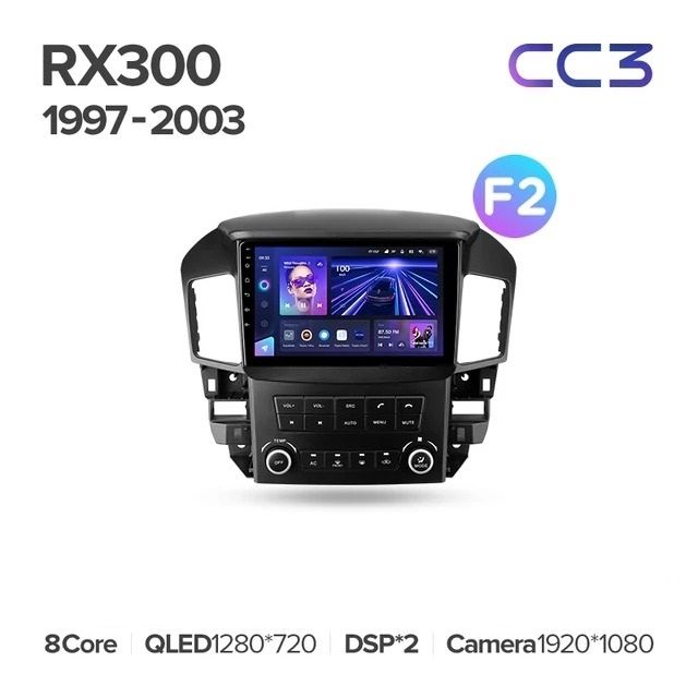 Штатная магнитола Teyes CC3 4/32 Lexus RX300 XU10 (1997-2003) F2