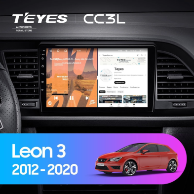 Штатная магнитола Teyes CC3L 4/32 Seat Leon 3 (2012-2020) F3