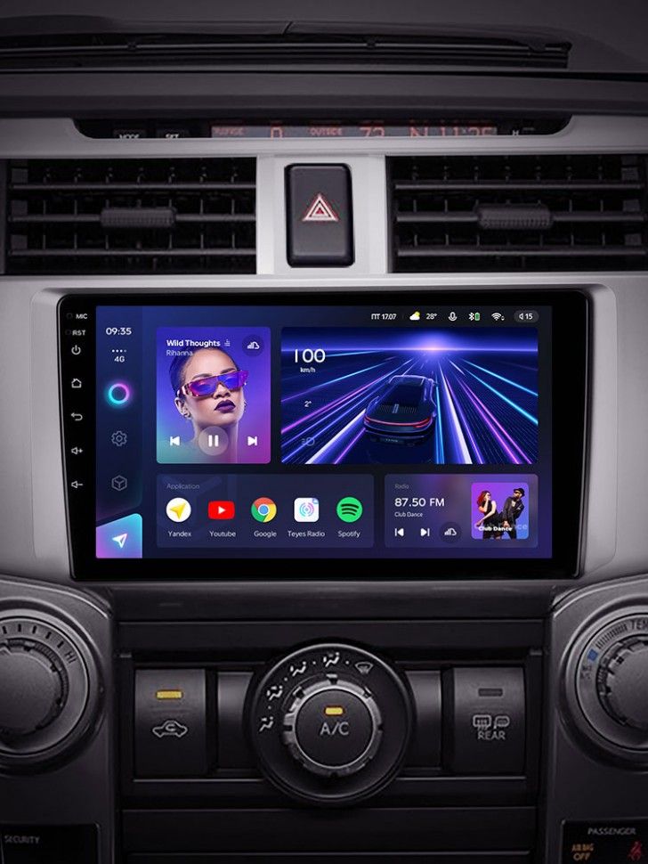 Штатная магнитола Teyes CC3 4/32 Toyota 4Runner 5 N280 (2009-2020)