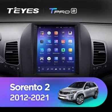 Штатная магнитола Tesla style Teyes TPRO 2 3/32 Kia Sorento 2 XM (2012-2021) F1