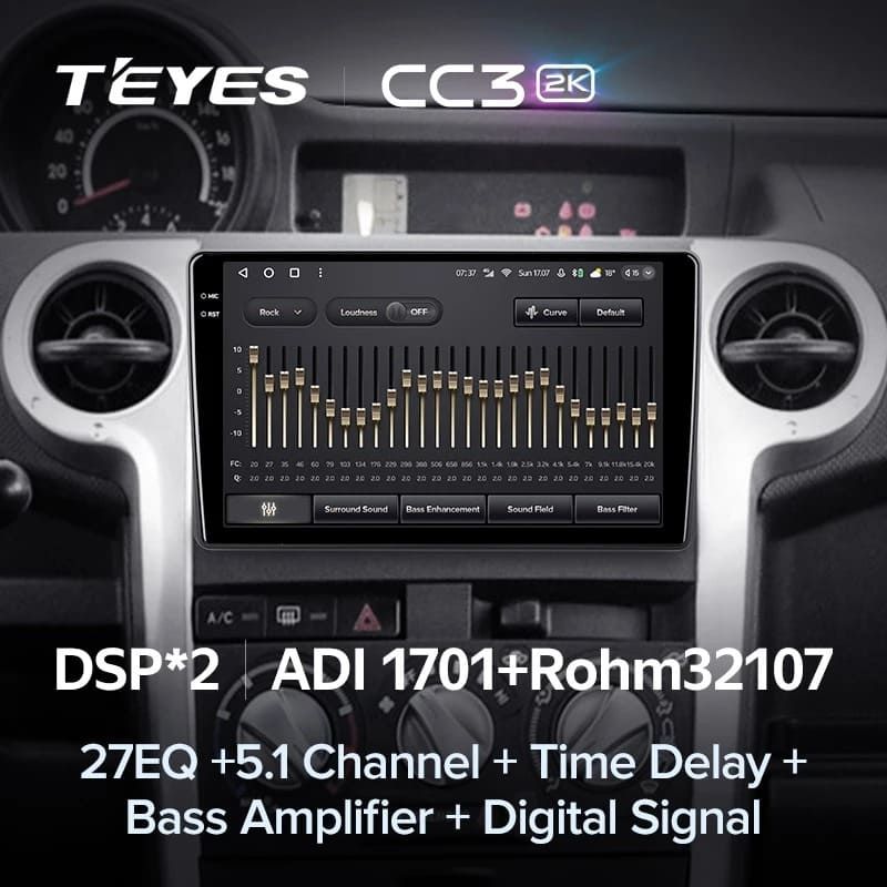 Штатная магнитола Teyes CC3 2K 360 6/128 Scion xB (2003-2007)