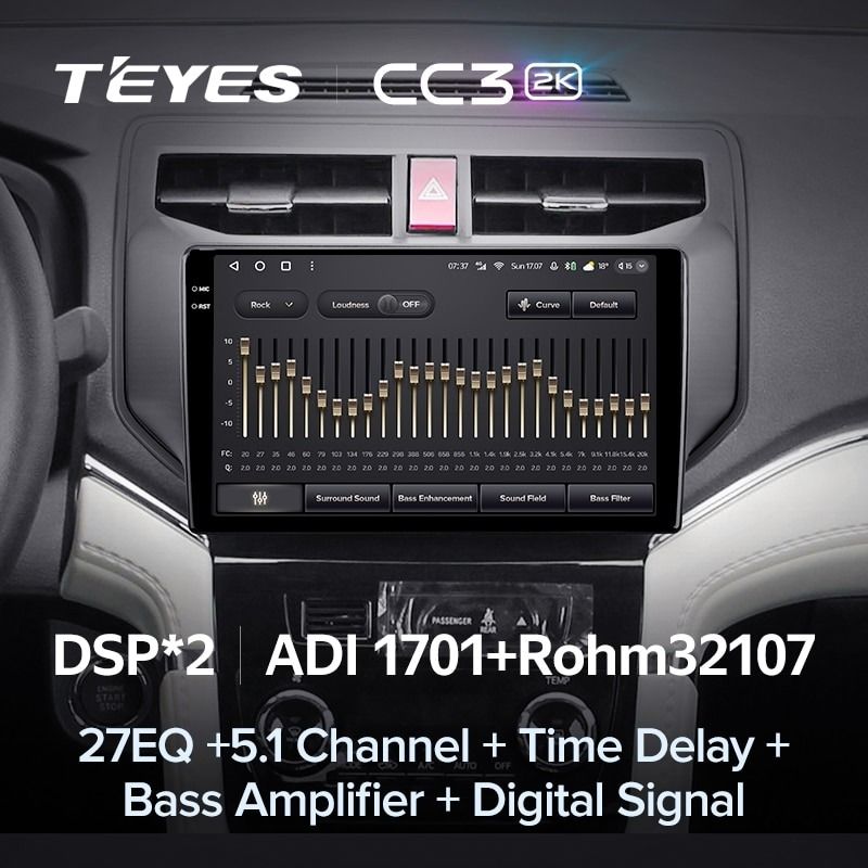 Штатная магнитола Teyes CC3 2K 360 6/128 Toyota Rush (2017-2020)