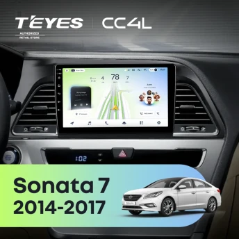 Штатная магнитола Teyes CC4L 6/64 Hyundai Sonata 7 LF (2014-2017)