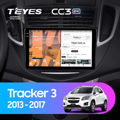 Штатная магнитола Teyes CC3 2K 6/128 Chevrolet Tracker 3 (2013-2017) F1