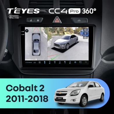 Штатная магнитола Teyes CC4 Pro 360 8/128 Chevrolet Cobalt 2 (2011-2018)