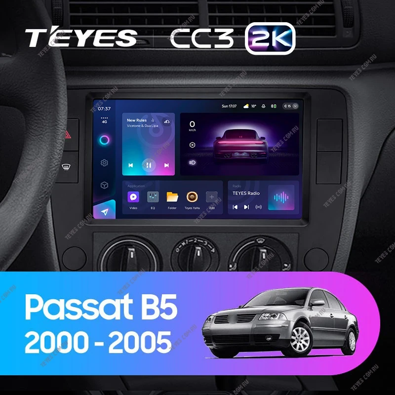 Штатная магнитола Teyes CC3 2K 4/32 Volkswagen Passat B5 (2000-2005)