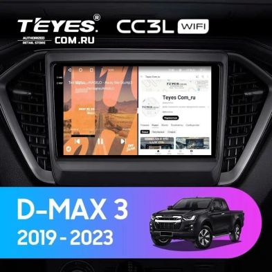 Штатная магнитола Teyes CC3L WiFi 2/32 lsuzu D-MAX 3 RG (2019-2023)