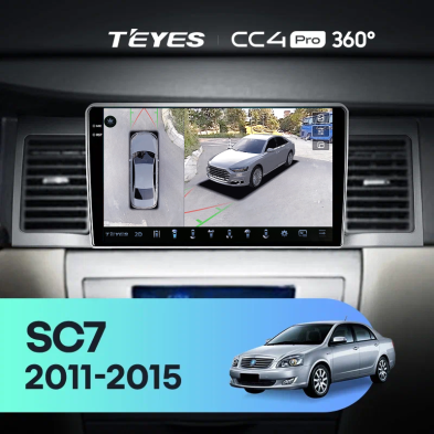 Штатная магнитола Teyes CC4 Pro 360 8/128 Geely SC7 (2011-2015)