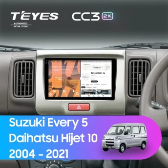 Штатная магнитола Teyes CC3 2K 4/64 Daihatsu Hijet 10 (2004-2021)