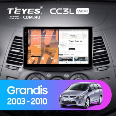 Штатная магнитола Teyes CC3L WiFi 2/32 Mitsubishi Grandis 1 (2003-2010) F1