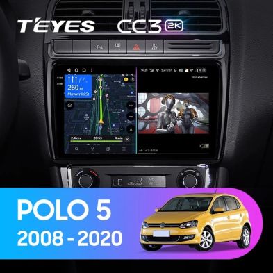 Штатная магнитола Teyes CC3 2K 4/64 Volkswagen Polo 5 (2008-2020)