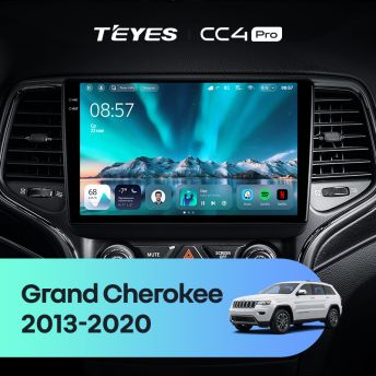 Штатная магнитола Teyes CC4 Pro 8/128 Jeep Grand Cherokee WK2 (2013-2020) F2
