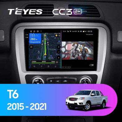 Штатная магнитола Teyes CC3 2K 6/128 JAC T6 (2015-2021)