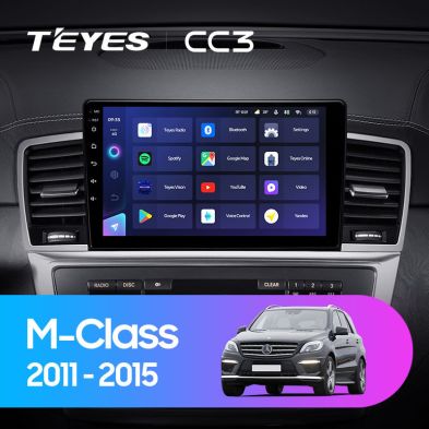 Штатная магнитола Teyes CC3 4/32 Mercedes-Benz M-Class W166 ML (NTG 4.5) (2011-2015)
