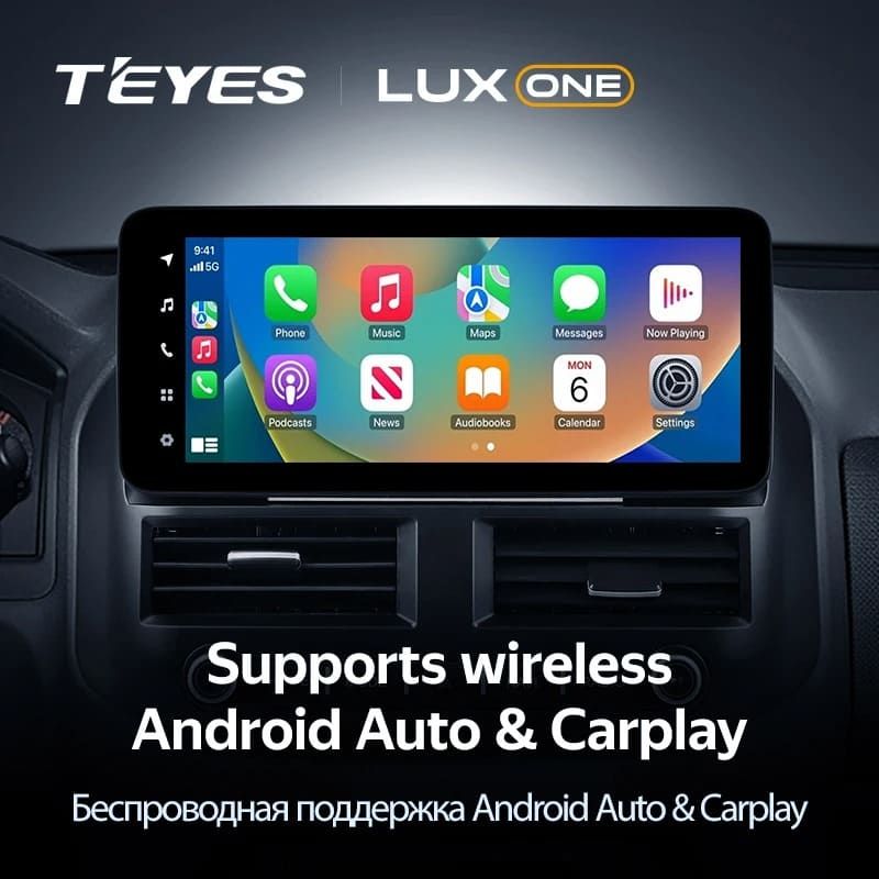 Штатная магнитола Teyes LUX ONE 6/128 Mitsubishi Pajero 3 V70 V60 (1999-2006)