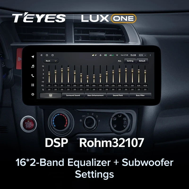 Штатная магнитола Teyes LUX ONE 6/128 Honda Jazz 3 (2015-2020)