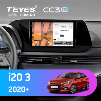 Штатная магнитола Teyes CC3 2K 4/32 Hyundai i20 3 (2020-)