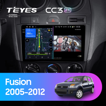 Штатная магнитола Teyes CC3 2K 4/64 Ford Fusion (2005-2012)
