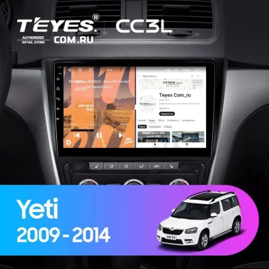Штатная магнитола Teyes CC3L 4/32 Skoda Yeti 5L (2009-2014)