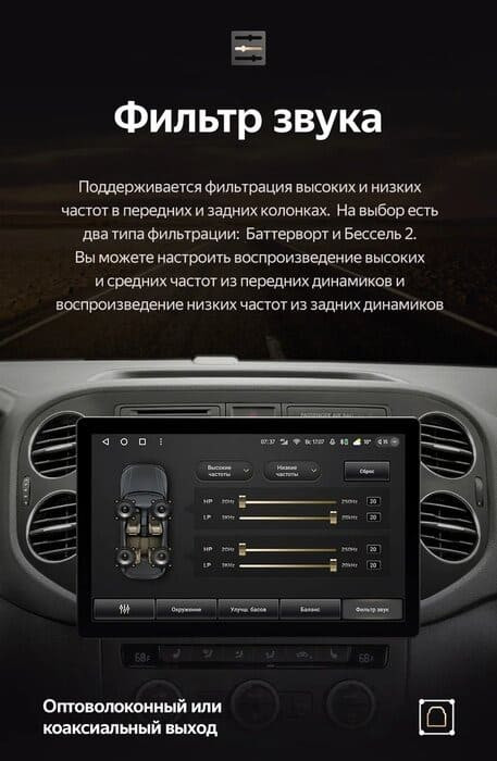 Штатная магнитола Teyes CC3 2K 6/128 Volkswagen Tiguan 1 NF (2006-2016) F1 (13")