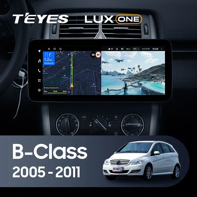 Штатная магнитола Teyes LUX ONE 6/128 Mercedes-Benz B-Class T245 W245 (2005-2011) Universal