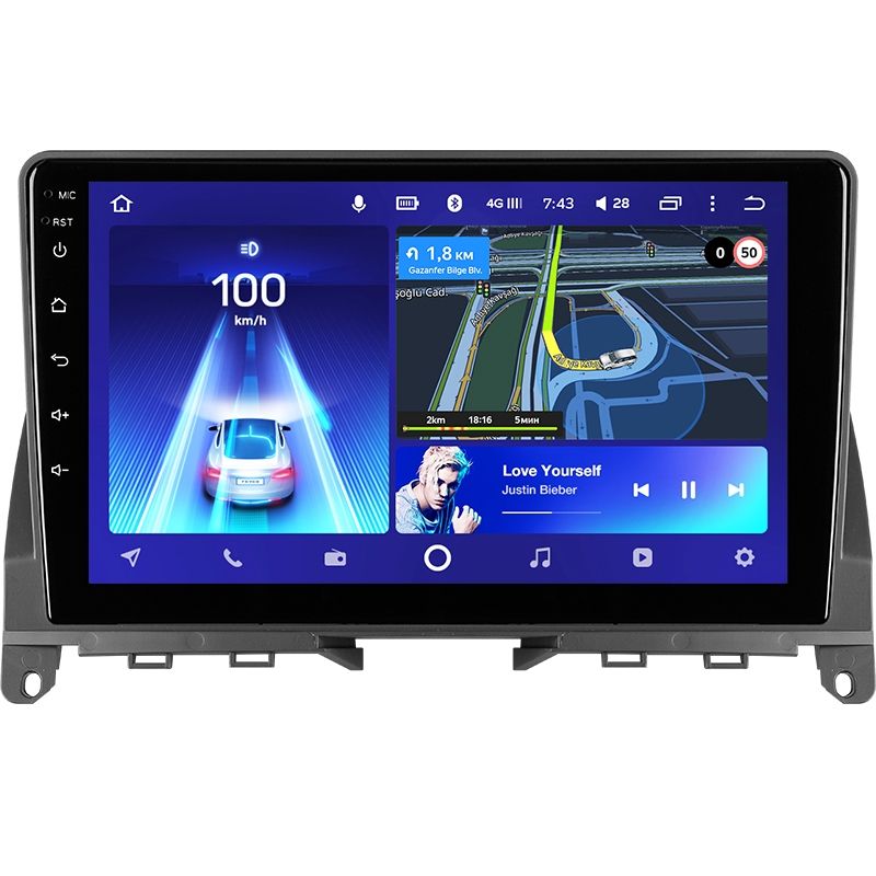 Переходная рамка Mercedes-Benz C-Class 3 W204 S204 (2006-2011) (9&quot;)