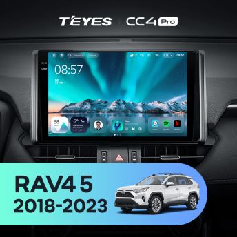 Штатная магнитола Teyes CC4 Pro 12/256 Toyota RAV4 5 XA50 (2018-2023) F2 Тип-B