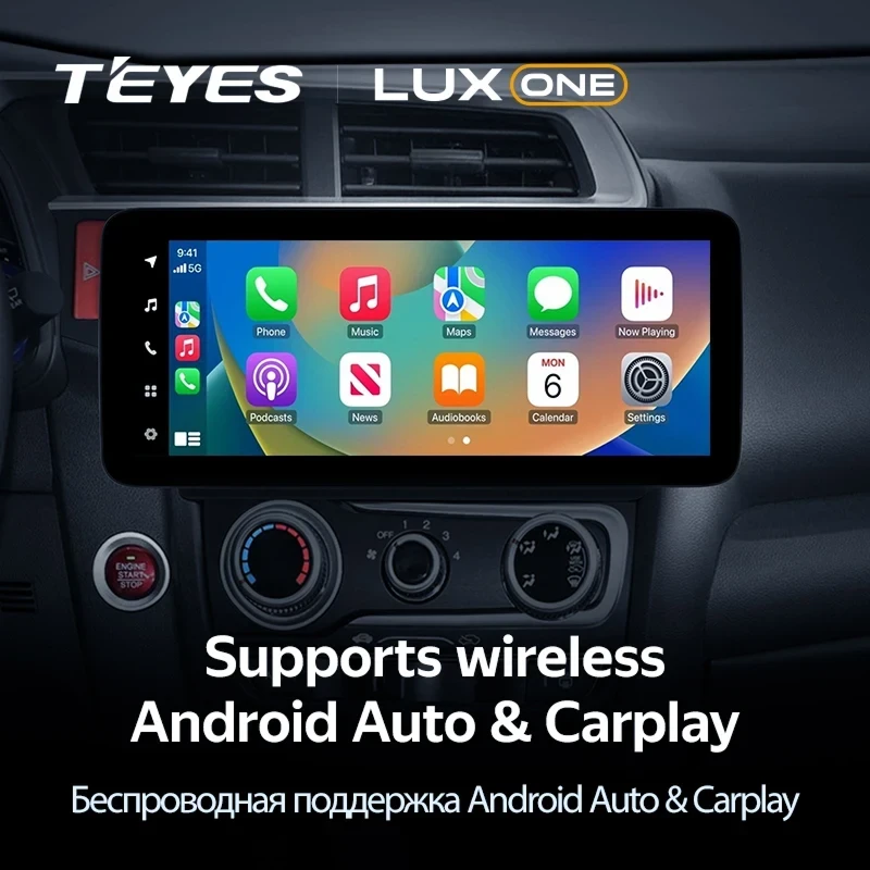 Штатная магнитола Teyes LUX ONE 6/128 Honda Fit 3 GP GK (2013-2020)