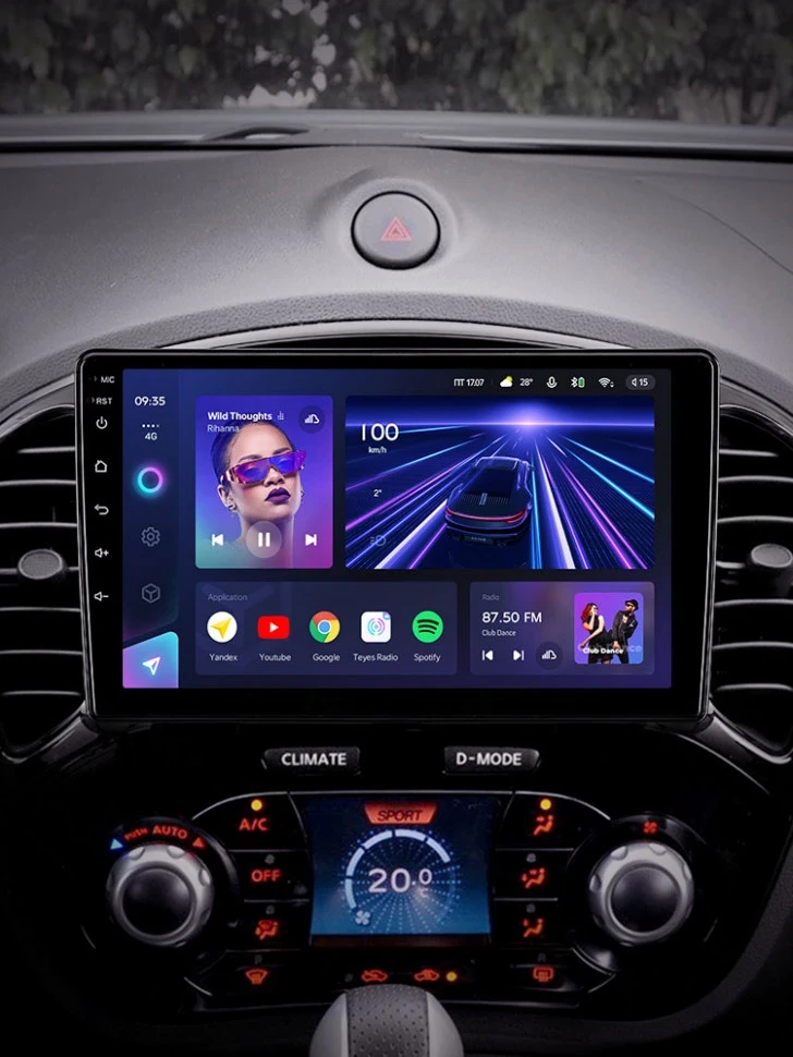 Штатная магнитола Teyes CC3 4/32 Nissan Juke (2010-2014)