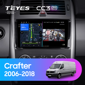 Штатная магнитола Teyes CC3 2K 6/128 Volkswagen Crafter W906 (2006-2018)