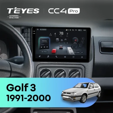Штатная магнитола Teyes CC4 Pro 12/256 Volkswagen Golf 3 (1991-2000)