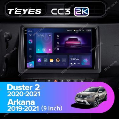 Штатная магнитола Teyes CC3 2K 4/32 Renault Arkana (2019-2021) F2