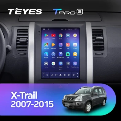 Штатная магнитола Tesla style Teyes TPRO 2 3/32 Nissan X-Trail (2007-2015) F1