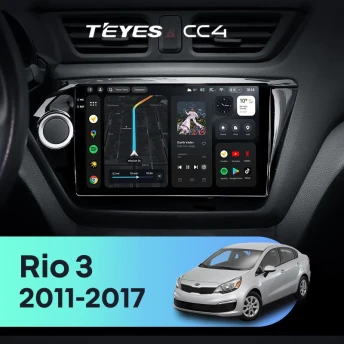 Штатная магнитола Teyes CC4 6/64 Kia Rio 3 (2011-2017)